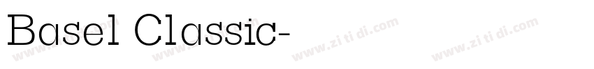 Basel Classic字体转换